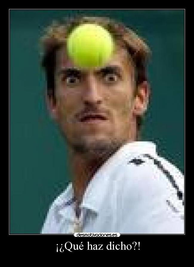 ¡¿Qué haz dicho?! -