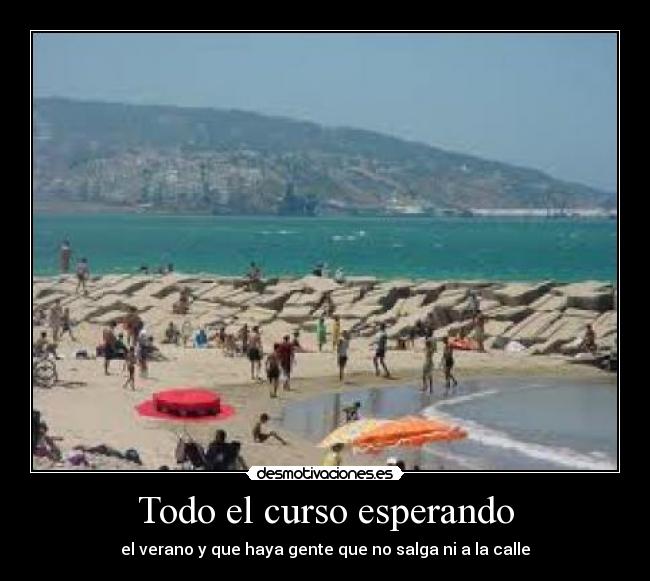 Todo el curso esperando -