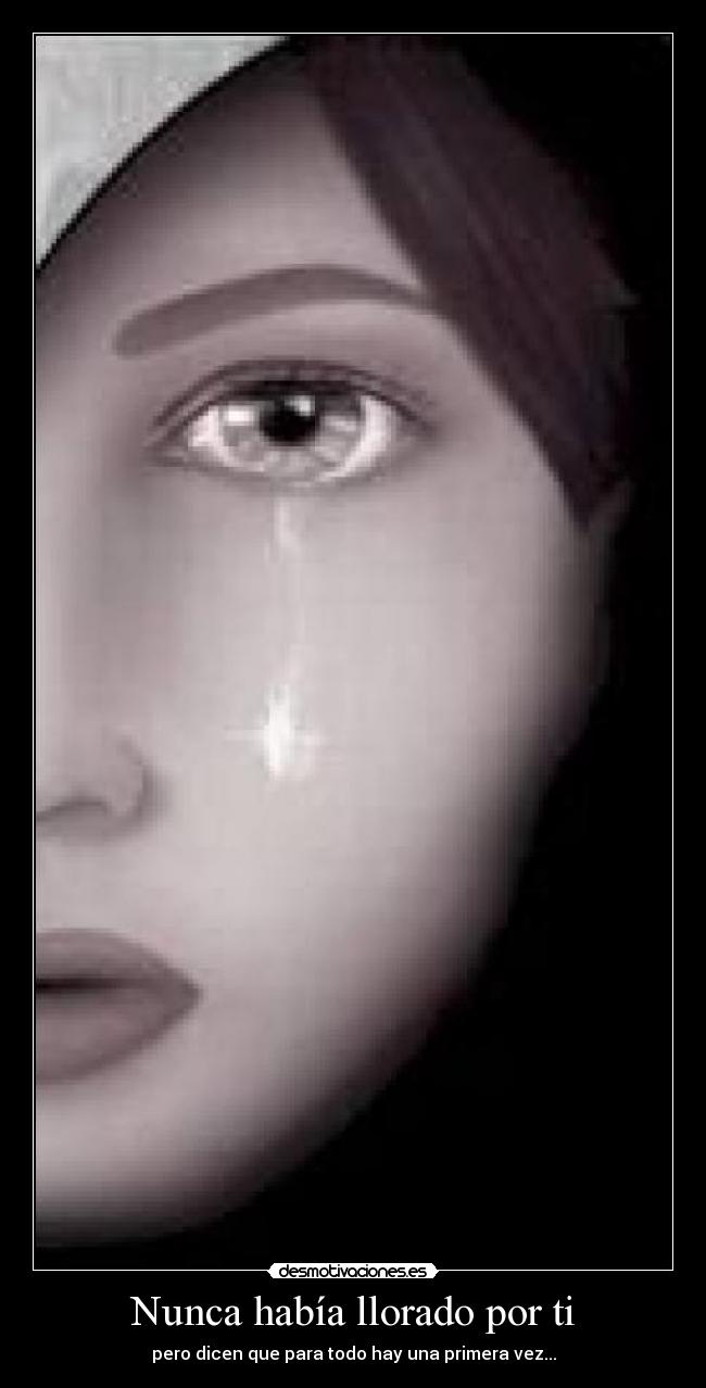 Nunca había llorado por ti -