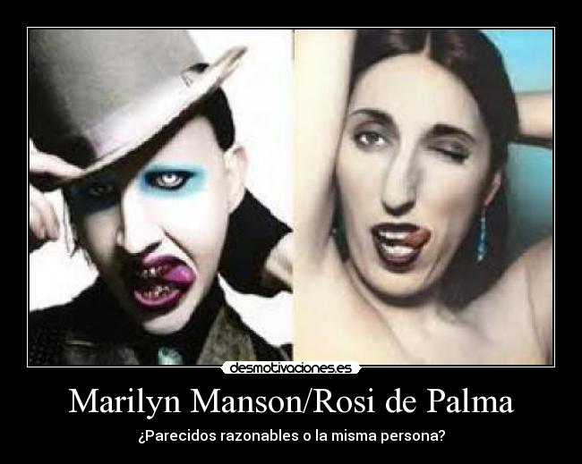 Marilyn Manson/Rosi de Palma - 