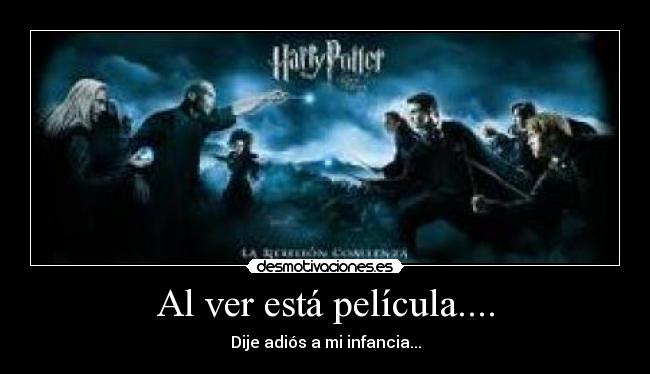 carteles harry potter infancia voldemort cani desmotivaciones