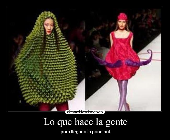 Lo que hace la gente - 