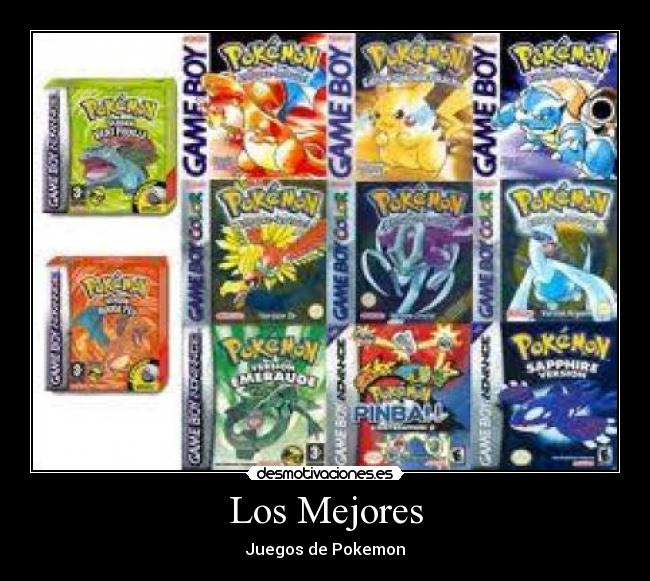 Los Mejores - Juegos de Pokemon