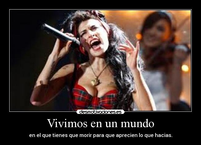 Vivimos en un mundo -