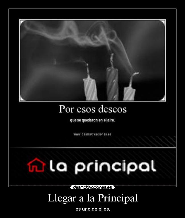 Llegar a la Principal -