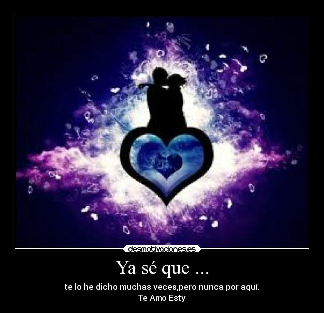 Ya sé que ... - 