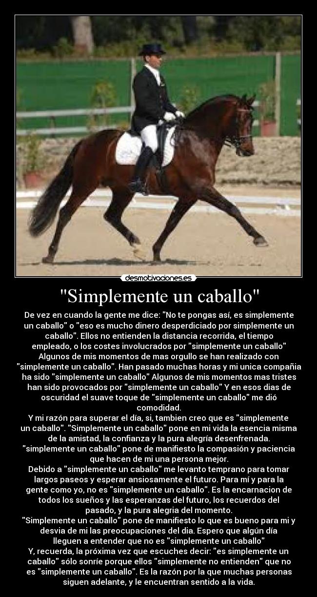 Simplemente un caballo -