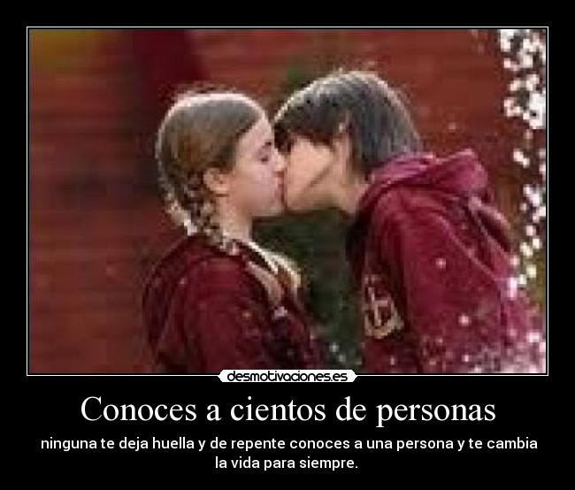Conoces a cientos de personas - 