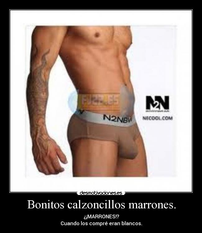 Bonitos calzoncillos marrones. - 