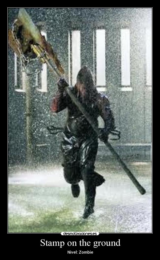 Stamp on the ground - Nivel: Zombie