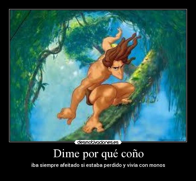 Dime por qué coño -