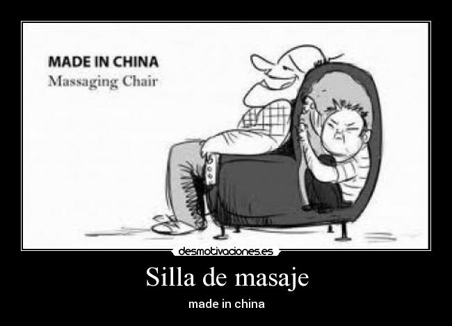 Silla de masaje - made in china