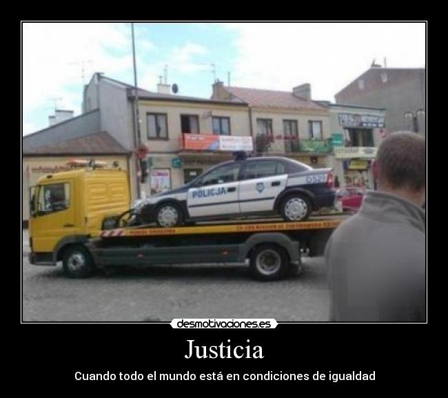 Justicia - Cuando todo el mundo está en condiciones de igualdad