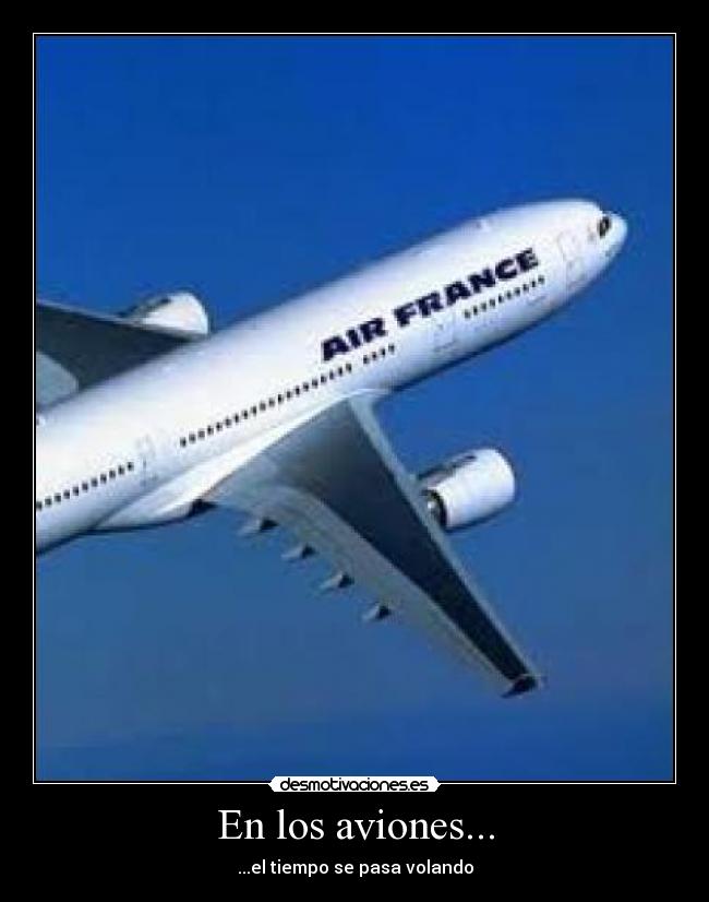 En los aviones... - 