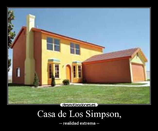 carteles casa simpson casa desmotivaciones