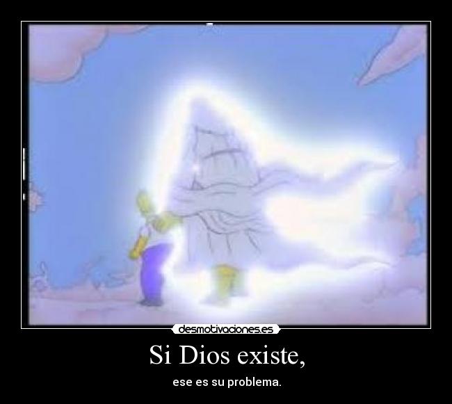 carteles dios ateo desmotivaciones