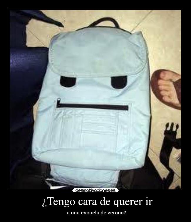  ¿Tengo cara de querer ir - 