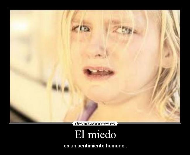 El miedo -