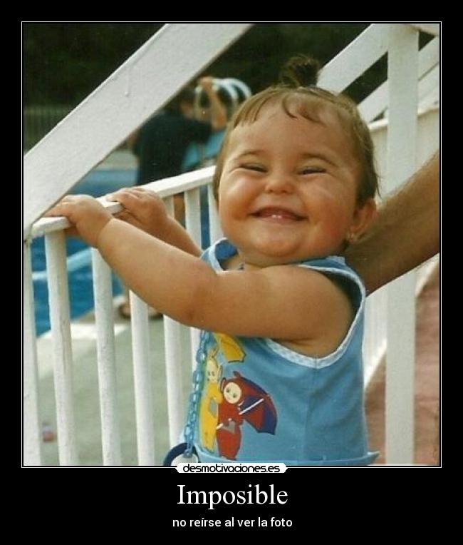 Imposible - no reírse al ver la foto