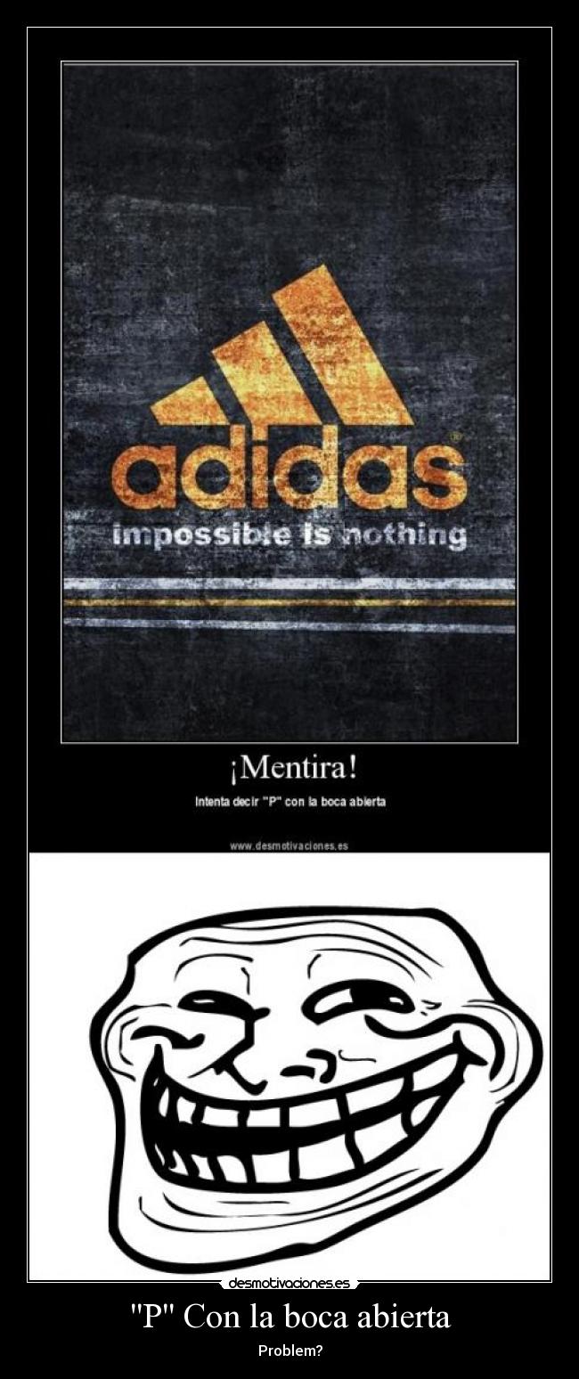 P Con la boca abierta - 