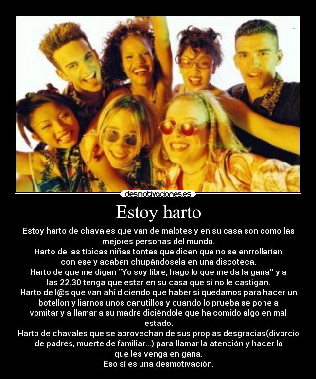 Estoy harto - 