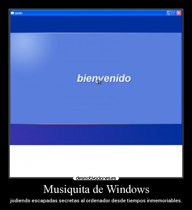 Musiquita de Windows -