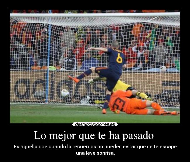 Lo mejor que te ha pasado  - 