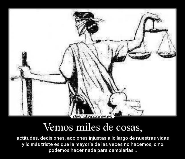 Vemos miles de cosas, - 