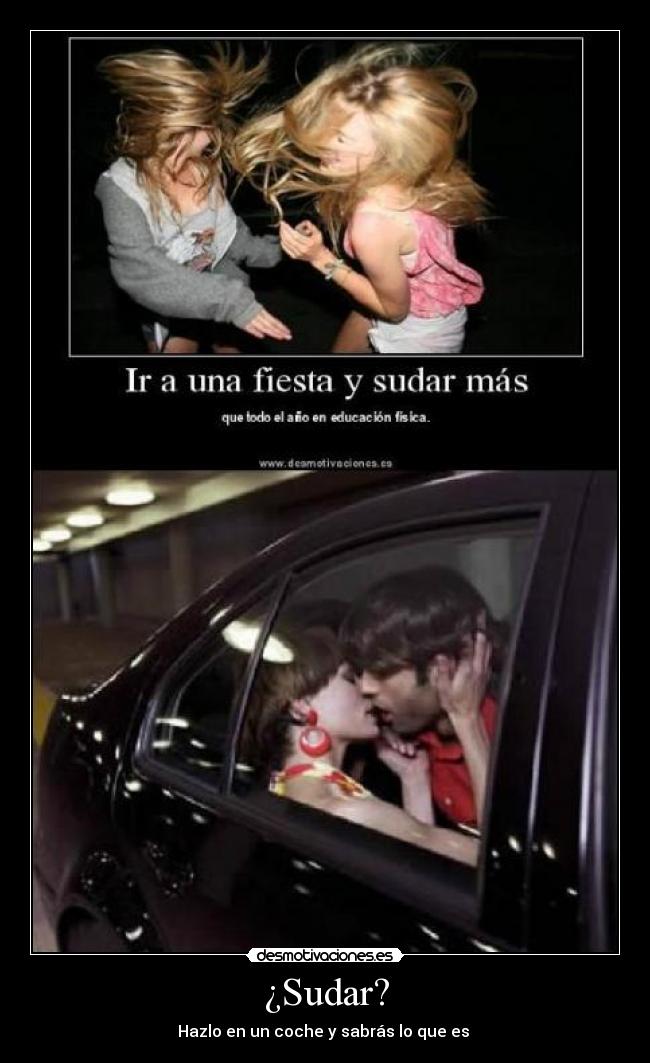 ¿Sudar? - Hazlo en un coche y sabrás lo que es