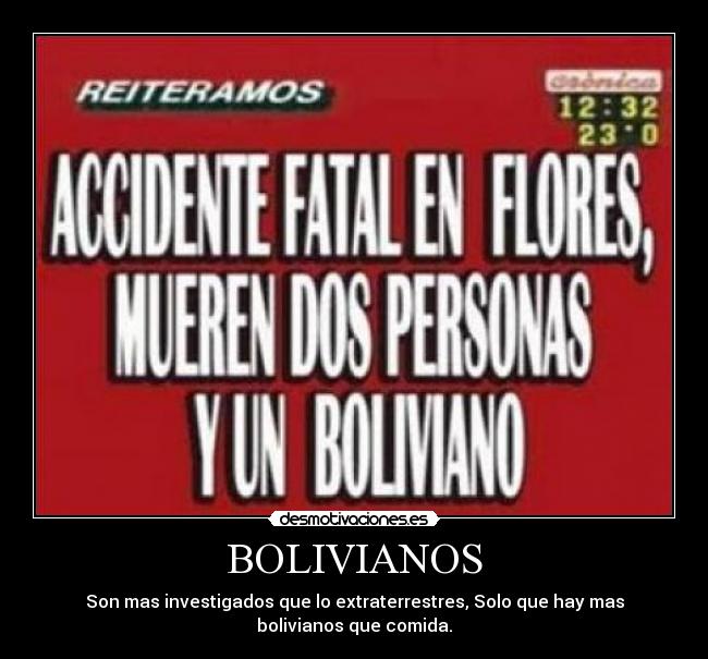 BOLIVIANOS - 