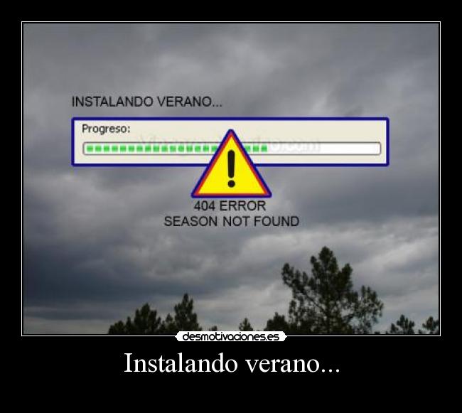 Instalando verano... - 