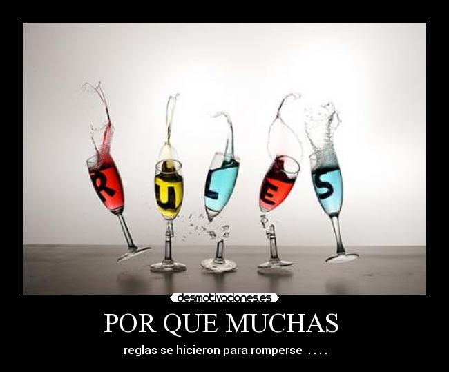 POR QUE MUCHAS -