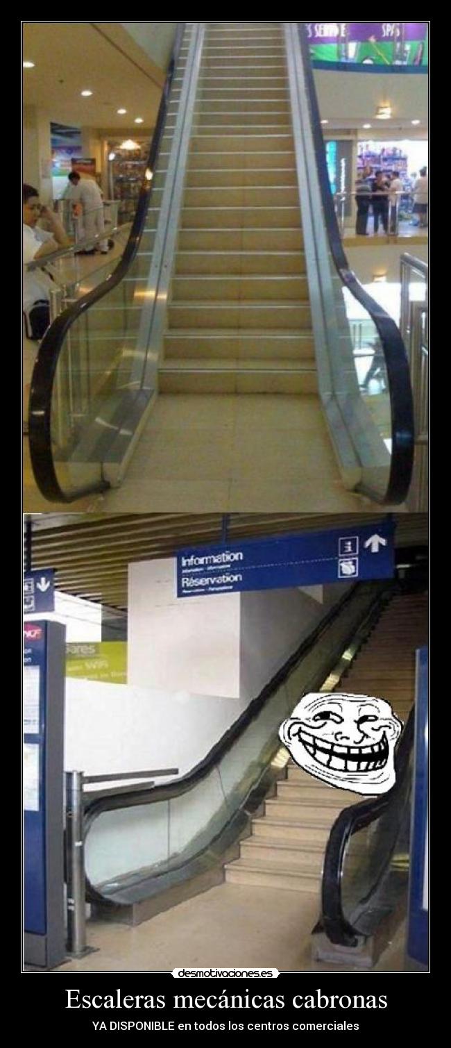 Escaleras mecánicas cabronas - YA DISPONIBLE en todos los centros comerciales