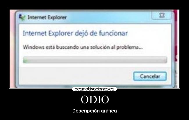 ODIO - Descripción gráfica