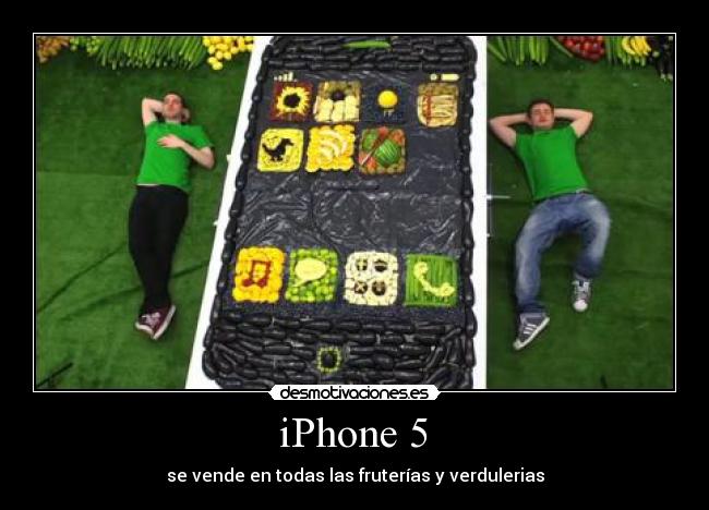 iPhone 5 - se vende en todas las fruterías y verdulerias