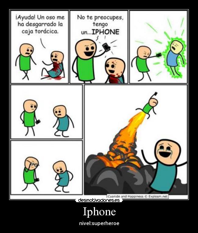 Iphone - nivel:superheroe