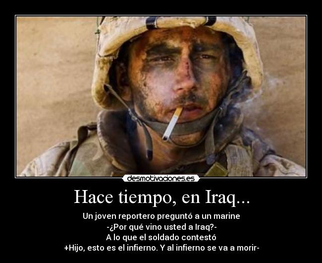 Hace tiempo, en Iraq... - 
