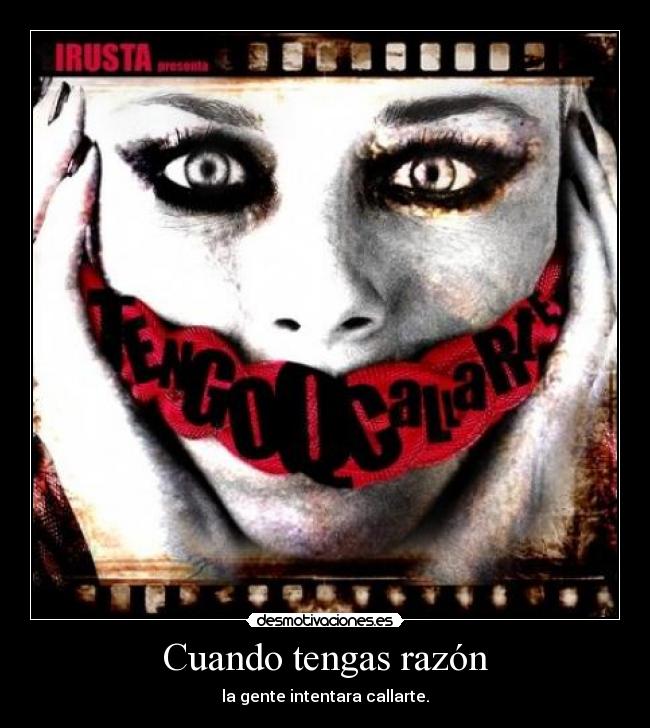Cuando tengas razón -