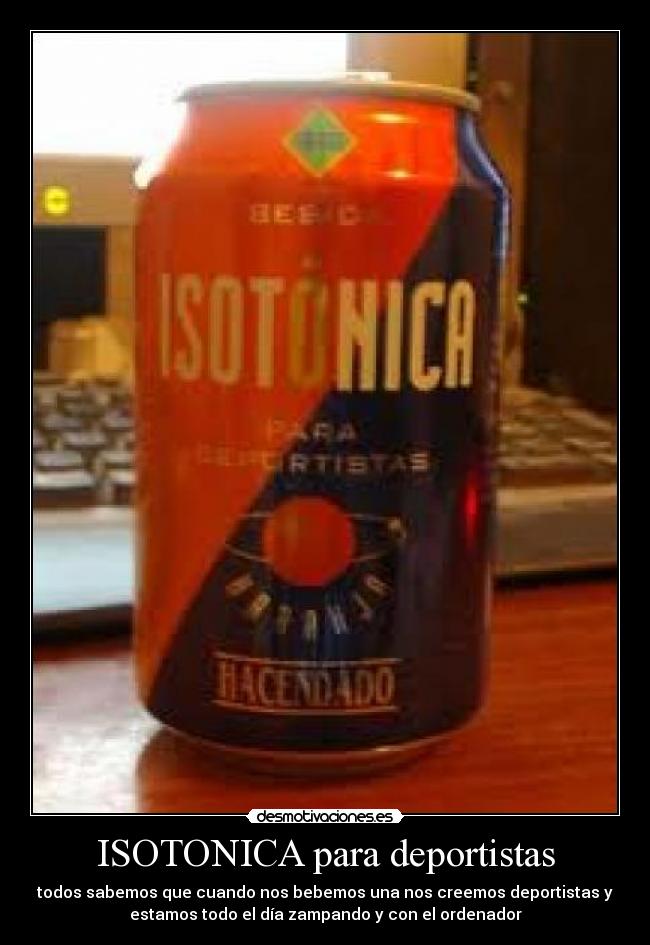 ISOTONICA para deportistas -