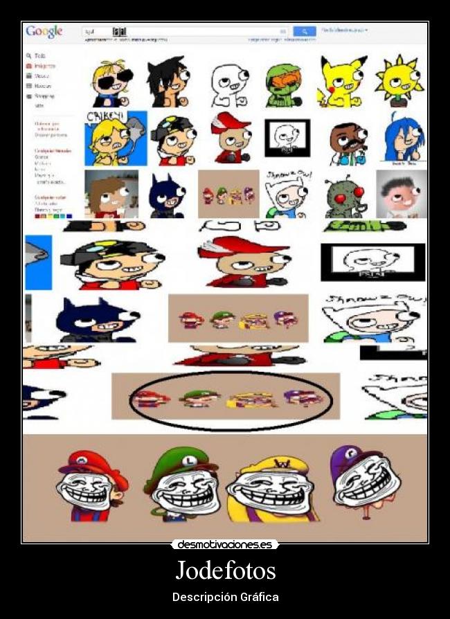 Jodefotos - Descripción Gráfica