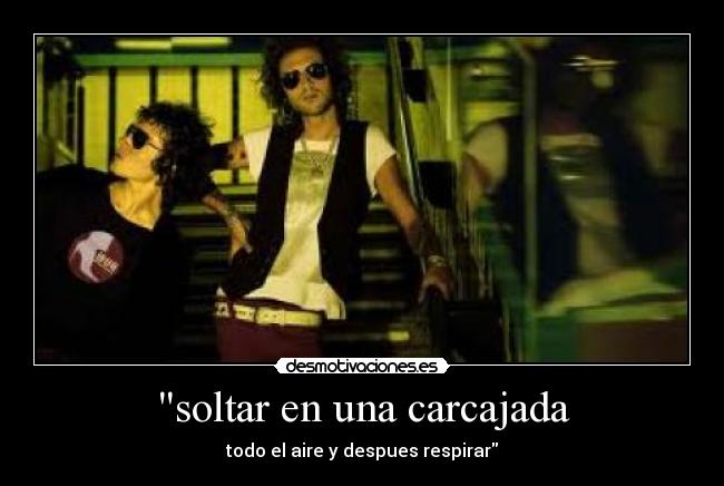 soltar en una carcajada -