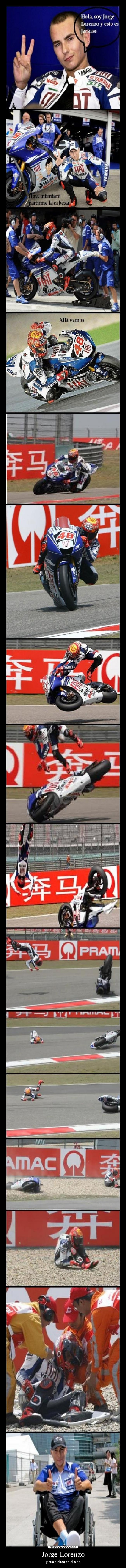 Jorge Lorenzo - y sus pinitos en el cine