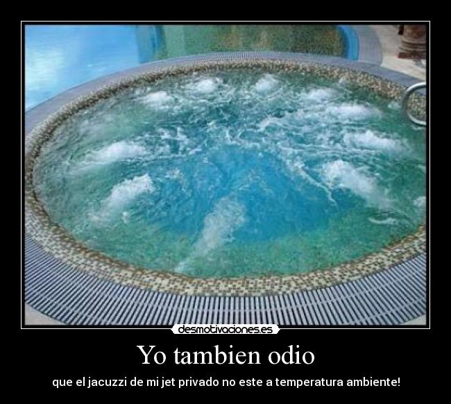 Yo tambien odio -