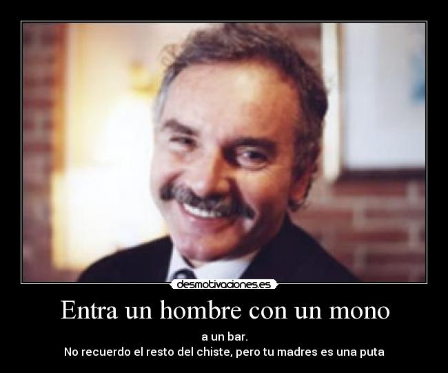 Entra un hombre con un mono - 
