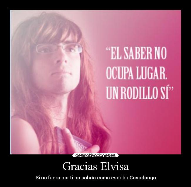 Gracias Elvisa -