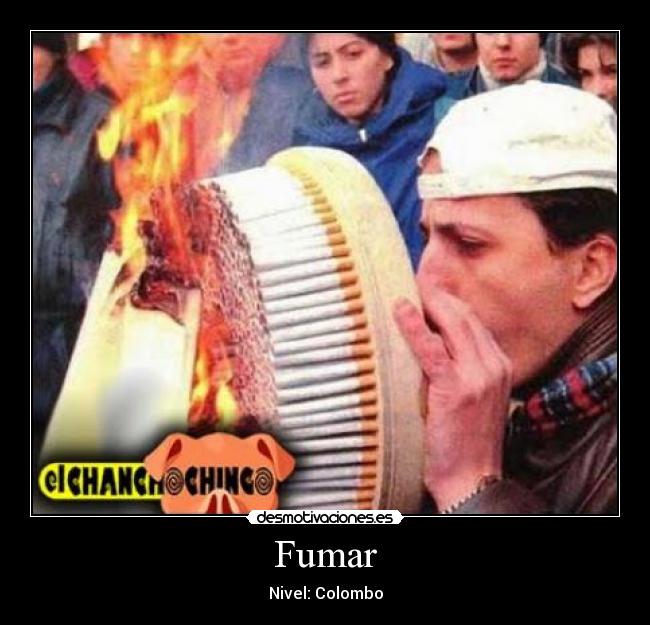 carteles fumar nivel colombo desmotivaciones