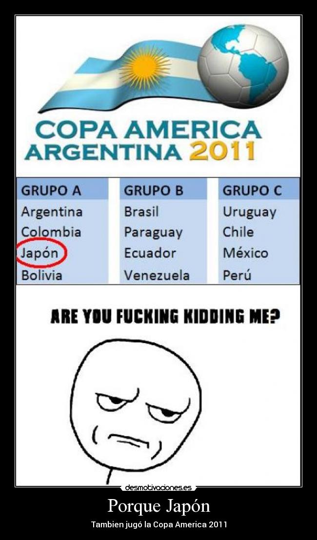 Porque Japón - Tambien jugó la Copa America 2011