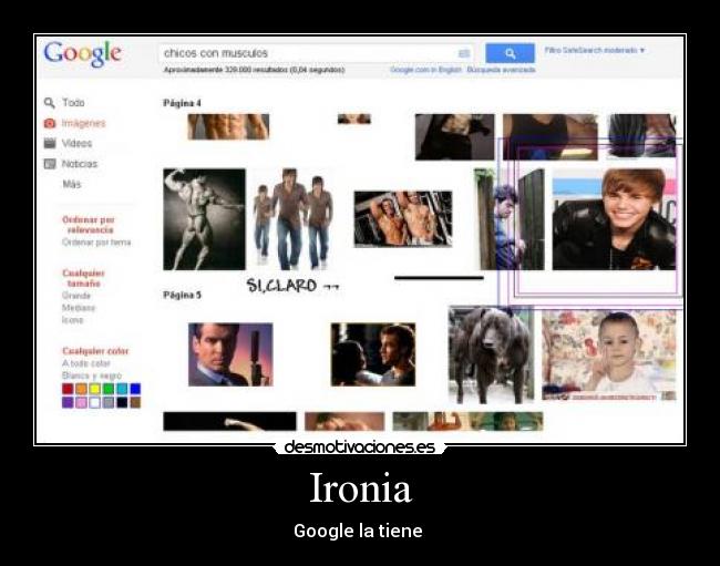 Ironia - Google la tiene 