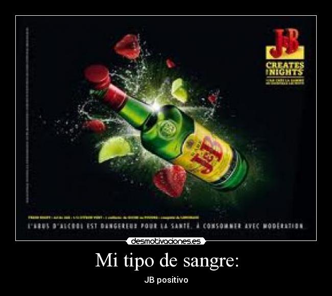 Mi tipo de sangre: -