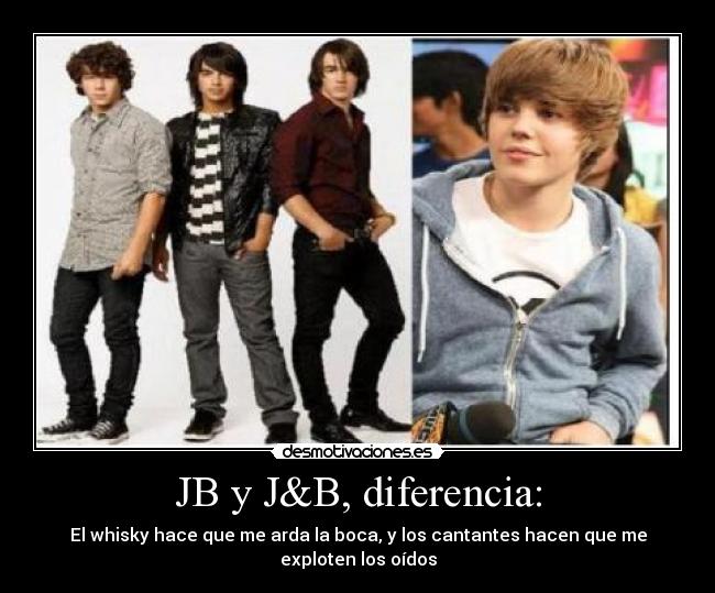 JB y J&B, diferencia: - 